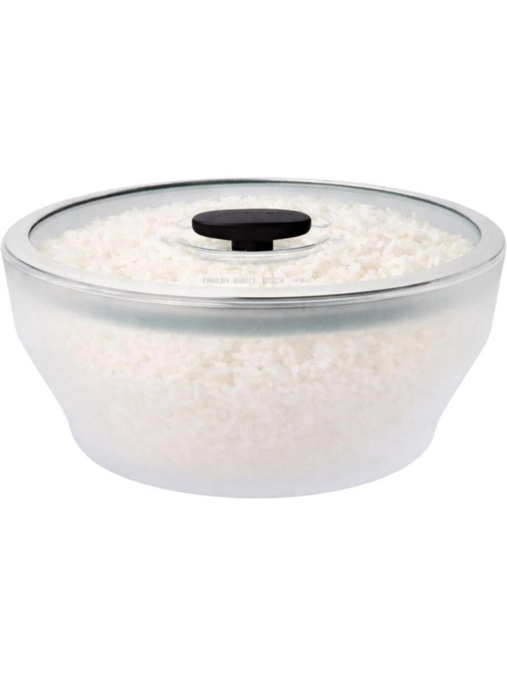 12-Cup Glass Microwave Rice Cooker with Lid - Perfect for Easy Meal Prep!
